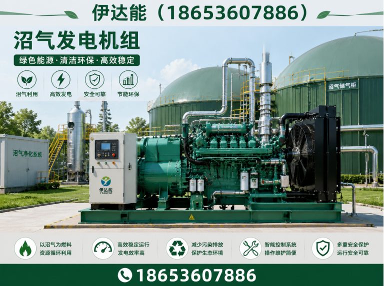 临朐县沼气发电机组展示图